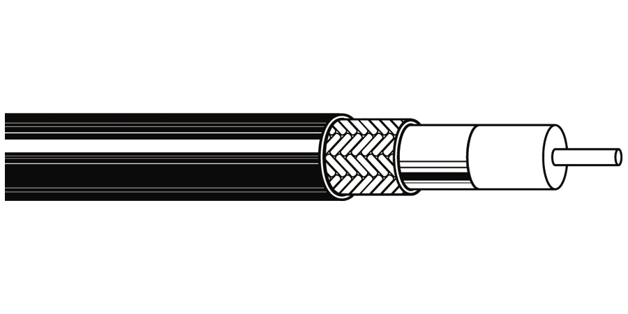 BELDEN # 734A1P 81000 - Coax - 734A Series 20 AWG FFEP SH FLRST Gray - Price Per 1000 Feet - WAVE-AudioVideoElectric