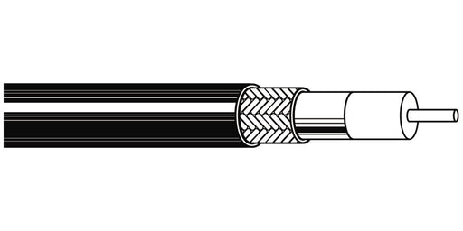 Belden Equal # 734A1P 81000 - Coax - 734A Series 20 AWG FFEP SH FLRST Gray - Price Per 1000 Feet - WAVE-AudioVideoElectric