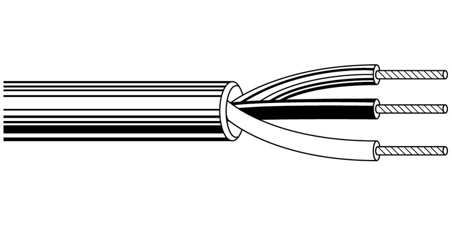 Belden Equal # 8446 060U1000 - Multi-Conductor - Audio, Control, Communication and Instrumentation Cable 4 22 AWG 2 18 AWG PVC PVC Chrome - Price Per 1000 Feet - WAVE-AudioVideoElectric