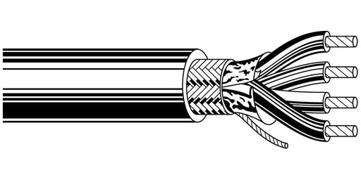 Belden Equal # 9935 601000 - Multi-Conductor - Low-Capacitance Computer Cable for EIA RS-232-423 10 24 AWG FHDPE SH PVC Chrome - Price Per 1000 Feet - WAVE-AudioVideoElectric