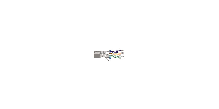 BELDEN # 8103 60500 - Multi-Conductor - Low Capacitance Computer Cable for EIA RS-232-422 3-Pair 24 AWG FHDPE SH PVC Chrome - Price Per 500 Feet - WAVE-AudioVideoElectric