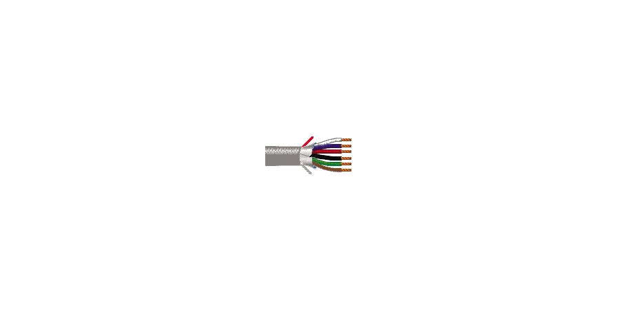 BELDEN # 5304FE 81000 - Multi-Conductor - Commercial Applications 6 18 AWG PP FS FRPVC Gray - Price Per 500 Feet - WAVE-AudioVideoElectric