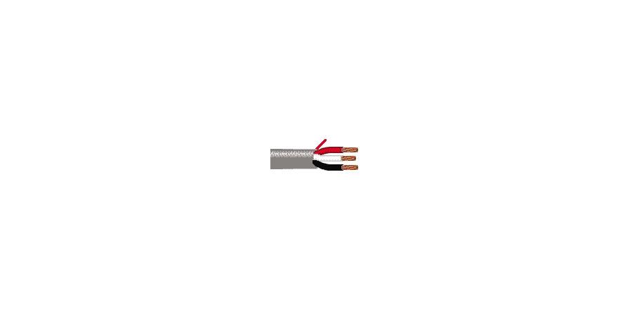 Belden Equal # 5020UL 21000 - Multi-Conductor - Commercial Applications - 2 Conductors Cabled 2 12 AWG PP FRPVC Red - Price Per 1000 Feet - WAVE-AudioVideoElectric