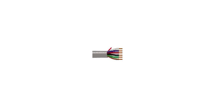Belden Equal # 5304UE 81000 - Multi-Conductor - Commercial Applications 6 18 AWG PP FRPVC Gray - Price Per 1000 Feet - WAVE-AudioVideoElectric
