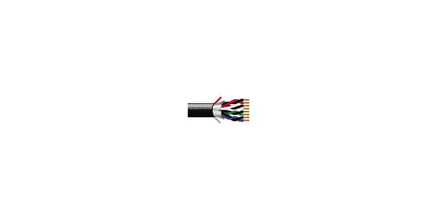 BELDEN # 5345UE 81000 - Multi-Conductor - Commercial Applications 6-Pair 18 AWG PP FRPVC Gray - Price Per 1000 Feet - WAVE-AudioVideoElectric