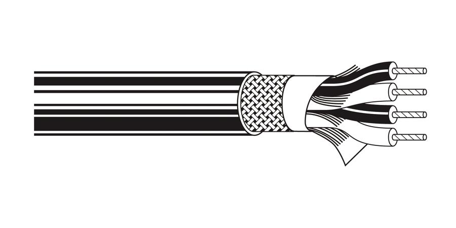 Belden Equal # 1214A 101000 - Multi-Conductor - Computers, Instrumentation & Medical Elec Interconnect Cable 16 26 AWG PVC FS PVC Black - Price Per 100 Feet - WAVE-AudioVideoElectric
