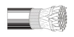 Belden Equal # 1401A F2V1000 - Multi-Conductor - Small Computer System Interface 25-Pair 28 AWG FRPP SH PVC Gray, Dec - Price Per 100 Feet - WAVE-AudioVideoElectric