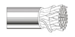 Belden Equal # 1424A 601000 - Multi-Conductor - Low Capacitance Computer Cable for EIA RS-232-422 12-Pair + 1 24 AWG FHDPE FS PVC Chrome - Price Per 1000 Feet - WAVE-AudioVideoElectric