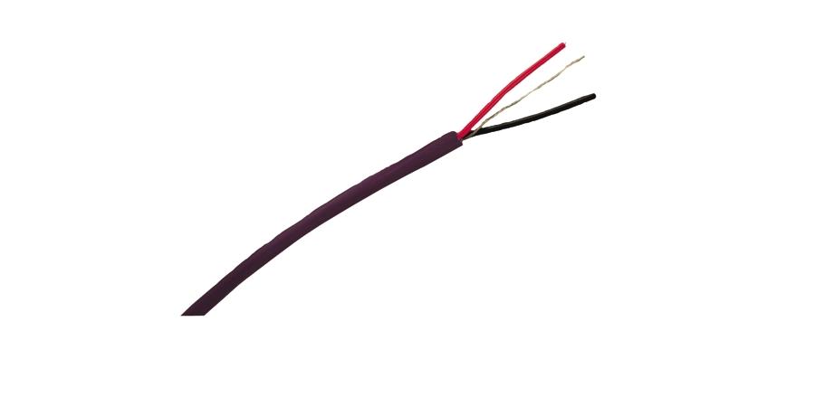 Belden Equal # 1800B 007U1000 - Multi-Conductor - Single-Pair Cable 24 AWG FHDPE FS PR PVC Violet - Price Per 1000 Feet - WAVE-AudioVideoElectric