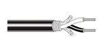 Belden Equal # 1813A B591000 - Multi-Conductor - Two-Conductor, Low-Impedance Cable 2 24 AWG PVC SRV PVC Black, Matte - Price Per 100 Feet - WAVE-AudioVideoElectric