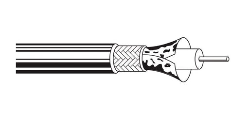 Belden Equal # 89880 31000 - Coax - Coaxial Cable - Thicknet 10Base5 Ethernet 11 AWGH FFEP SH SOL Coax Orange - Price Per 200 Feet - WAVE-AudioVideoElectric