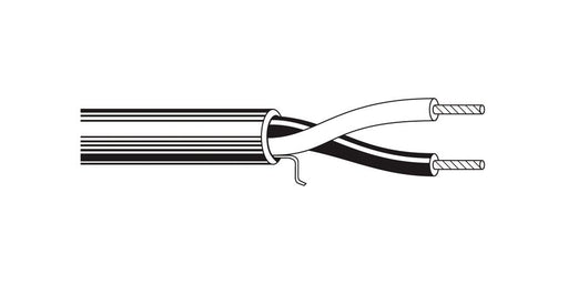 Belden Equal # 5100UP 009U1000 - Multi-Conductor - Commercial Audio Systems - 2 Conductors Cabled 2 14 AWG PVC FRPVC White - Price Per 100 Feet - WAVE-AudioVideoElectric