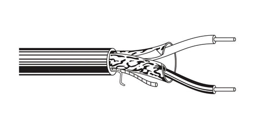 Belden Equal # 5320FL 003C500 - Multi-Conductor - Commercial Applications - 2 Conductors Cabled 2 18 AWG PP FS FRPVC Orange - Price Per 500 Feet - WAVE-AudioVideoElectric