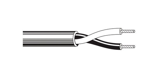 Belden Equal # 5500UG 008U1000 - Multi-Conductor - Residential, Light Commercial and Institutional Applications 2 22 AWG PP FRPVC Gray - Price Per 1000 Feet - WAVE-AudioVideoElectric
