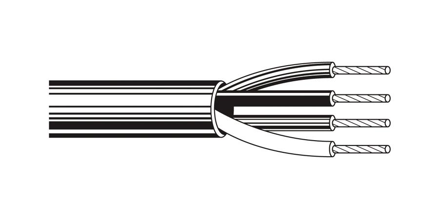 Belden Equal # 5503FE 81000 - Multi-Conductor - Commercial Applications 5 22 AWG PO FS FRPVC Gray - Price Per 1000 Feet - WAVE-AudioVideoElectric