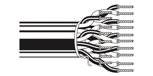 Belden Equal # 5561FE 81000 - Multi-Conductor - Commercial Applications 2-Pair 22 AWG PVC FS FRPVC Gray - Price Per 1000 Feet - WAVE-AudioVideoElectric