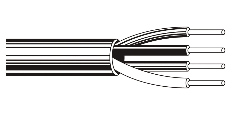BELDEN # 558AFS 500 - Composite - Lock Power, Card Reader, Door Contact, REX Applications 4C18 + 4C22 + 3P22 + 2C22 Shield - Price Per 500 Feet - WAVE-AudioVideoElectric