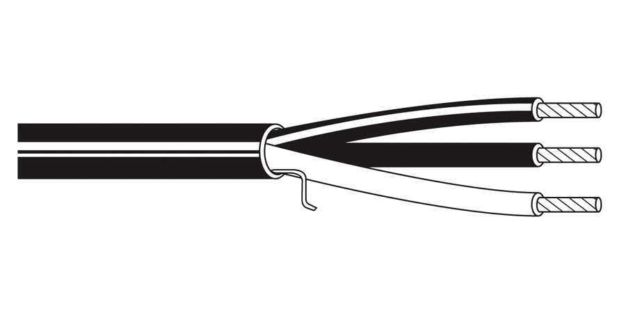 BELDEN # 6101UE 8771000 - Multi-Conductor - Commercial Audio Systems 3 14 AWG FLRST FLRST Natural - Price Per 1000 Feet - WAVE-AudioVideoElectric