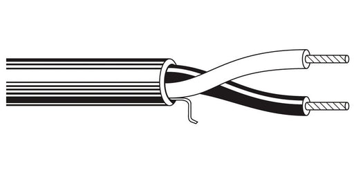 Belden Equal # 6220UL 007U1000 - Multi-Conductor - Commercial Applications - 2 Conductors Cabled 2 16 AWG FLRST FLRST Violet - Price Per 1000 Feet - WAVE-AudioVideoElectric