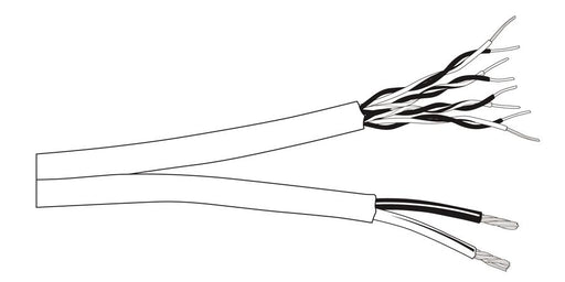 Belden Equal # 5300F1 81000 - Multi-Conductor - Water-Blocked for Use in Underground Ducts - 2 Cond Cabled 2 18 AWG PVC FS PVC Gray - Price Per 1000 Feet - WAVE-AudioVideoElectric