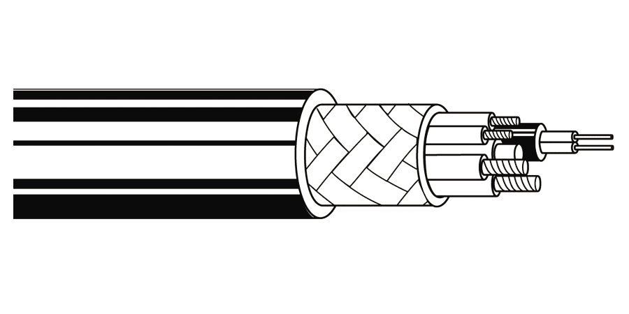 BELDEN # 7804C B591000 - Composite - SMPTE 311M HDTV Cable Composite Camera Cable Black, Matte - Price Per 100 Feet - WAVE-AudioVideoElectric