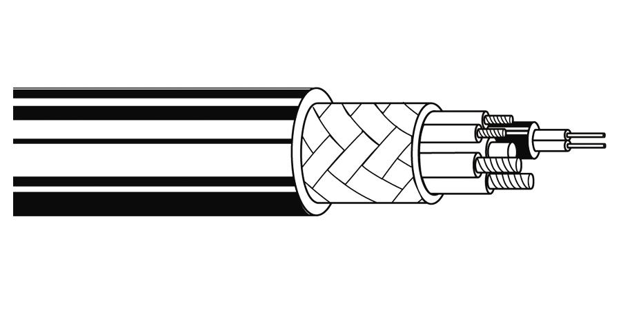 Belden Equal # 7804C B591000 - Composite - SMPTE 311M HDTV Cable Composite Camera Cable Black, Matte - Price Per 100 Feet - WAVE-AudioVideoElectric