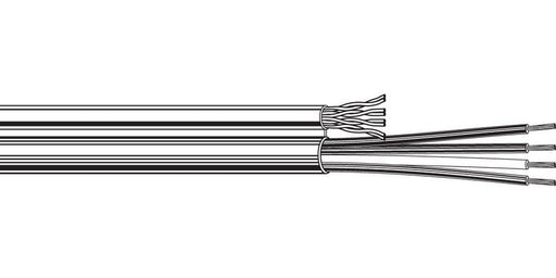 Belden Equal # 1815P 101000 - CMP Rated Cable, Multiconductor, 22AWG Stranded, Polyolefin Insulation, Individually Shielded, PVDF Jacket, Nylon Rip Cord - Price Per 100 Feet - WAVE-AudioVideoElectric