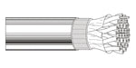 Belden Equal # 8332 601000 - Multi-Conductor - Low Capacitance Computer Cable for EIA RS-232 Applications 2-Pair 24 AWG PVCR Shield PVC Chrome - Price Per 100 Feet - WAVE-AudioVideoElectric