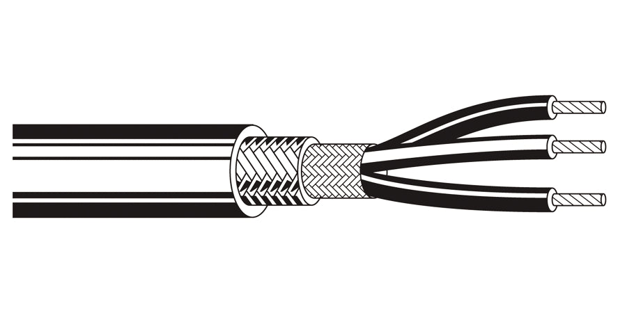 BELDEN Multi-Conductor Cable 20 AWG, Shielded, 100 ft