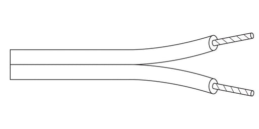Belden Equal # 8675 60500 - Multi-Conductor Cable, 2 Conductors, 14 AWG, 19x27 Strands, Bare Copper, PVC Insulation, PVC Jacket - Price Per 200 Feet - WAVE-AudioVideoElectric