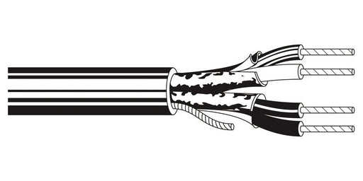 Belden Equal # 8723 601000 - 22 AWG stranded (7x30) TC conductors, polypropylene insulation, twisted pairs, individually Beldfoil shielded (100% coverage), 1000’ reels, 24 AWG stranded TC drain wire, PVC jacket - Price Per 1000 Feet - WAVE-AudioVideoElectric
