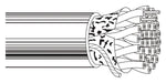 Belden Equal # 88103 81000 - Multi-Conductor - Low Cap. Computer Cable for EIA RS-232-422-485 Applications 3 24 AWG PR FS SOLEF Gray - Price Per 100 Feet - WAVE-AudioVideoElectric