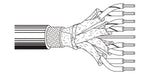 Belden Equal # 89901 E4X1000 - Multi-Conductor - 10 Base 5 Transceiver 4 20 AWG SHPR SLF with .051"VGM Gray, Light Dec - Price Per 100 Feet - WAVE-AudioVideoElectric