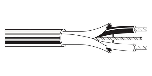 Belden Equal # 5502UE 009U1000 - Multi-Conductor - Commercial Applications 4 22 AWG PP FRPVC White - Price Per 1000 Feet - WAVE-AudioVideoElectric