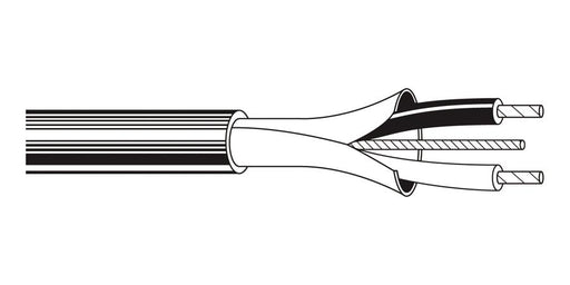 Belden Equal # 9451P 85000 - Multi-Conductor - Single-Pair Cable FSPR 22 AWG FEP Plenum PVC Gray - Price Per 5000 Feet - WAVE-AudioVideoElectric