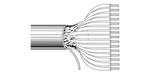 Belden Equal # 9536 060U1000 - Multi-Conductor - Computer Cable for EIA RS-232 Applications 6 24 AWG PVC FS PVC Chrome - Price Per 1000 Feet - WAVE-AudioVideoElectric