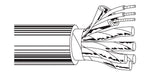 Belden Equal # 9740 060U1000 - Multi-Pair Cable, 1 Pair, 18 AWG, 16x30 Strands, Tinned Copper, PVC Insulation, PVC Jacket - Price Per 1000 Feet - WAVE-AudioVideoElectric