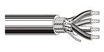 BELDEN # 9791 601000 - Multi-Conductor - Computer Cable for EIA RS-232 Applications 6 28 AWG FRFPE Shield PVC Chrome - Price Per 100 Feet - WAVE-AudioVideoElectric