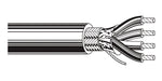 Belden Equal # 9791 601000 - Multi-Conductor - Computer Cable for EIA RS-232 Applications 6 28 AWG FRFPE Shield PVC Chrome - Price Per 100 Feet - WAVE-AudioVideoElectric