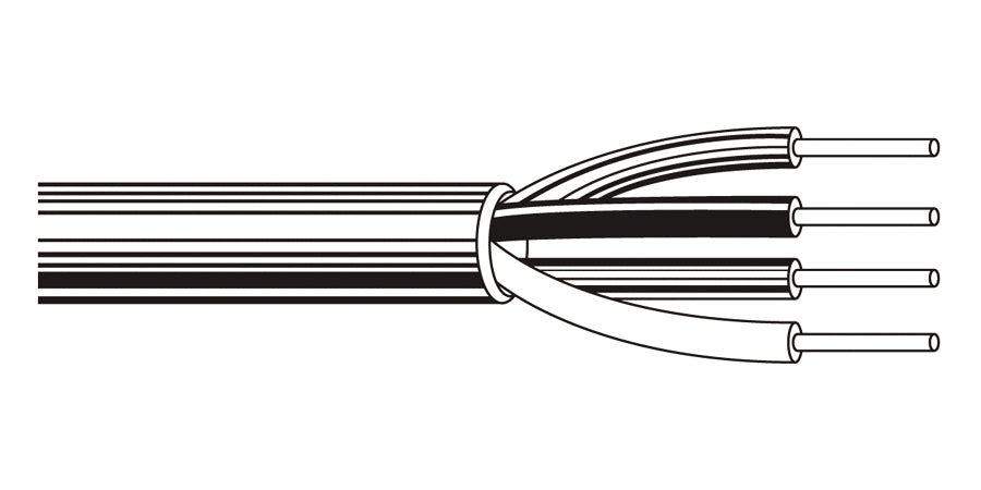 BELDEN # 1883A 101000 - 24-1P STR TNC PP FOIL SHD     PVC JKT BLK CMR               ROHS - Price Per 1000 Feet - WAVE-AudioVideoElectric
