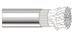 BELDEN # 9830 60500 - Multi-Conductor - Low Capacitance Computer Cable for EIA RS-232-422 3-Pair 24 AWG PER SH PVC Chrome - Price Per 500 Feet - WAVE-AudioVideoElectric