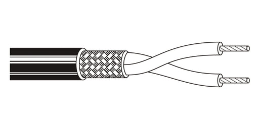 BELDEN # 9859 101000 - Twinax cable, 1000’ reels, 20 AWG stranded (7x28) .038" TC conductor, polyethylene insulation, TC braid shield (85% coverage), non-contaminating PVC jacket - Price Per 1000 Feet - WAVE-AudioVideoElectric