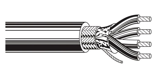 Belden Equal # 9931 601000 - Multi-Conductor - Low-Capacitance Computer Cable for EIA RS-232-423 6 24 AWG FHDPE SH PVC Chrome - Price Per 1000 Feet - WAVE-AudioVideoElectric