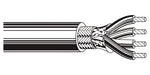 Belden Equal # 9941 60500 - Multi-Conductor - Computer Cable for EIA RS-232 Applications 5 22 AWG PVC SH PVC Chrome - Price Per 500 Feet - WAVE-AudioVideoElectric