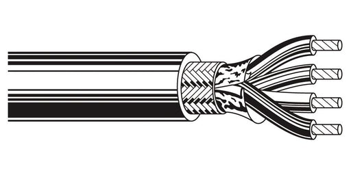 Belden Equal # 9944 60500 - Multi-Conductor - Computer Cable for EIA RS-232 Applications 8 22 AWG PVC SH PVC Chrome - Price Per 500 Feet - WAVE-AudioVideoElectric