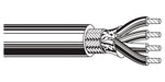 Belden Equal # 9946 60500 - Multi-Conductor - Computer Cable for EIA RS-232 Applications 10 22 AWG PVC SH PVC Chrome - Price Per 500 Feet - WAVE-AudioVideoElectric