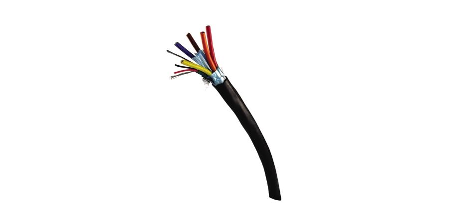 Belden Equal # 1816R 101000 - Multi-Conductor - CMR Rated Cable 6 22 AWG FS PR PVC FS PVC Black - Price Per 100 Feet - WAVE-AudioVideoElectric