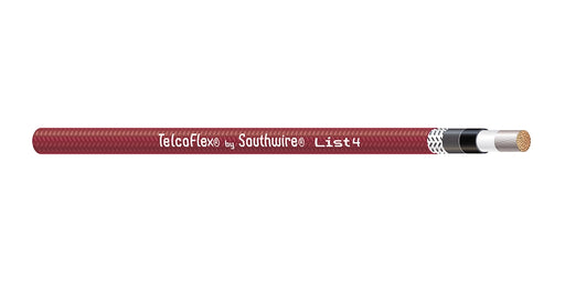 SOUTHWIRE COMPANY # 57168801 - TelcoFlex IV Central Office Power Cable, 2 AWG, Class 1 Flexible Strand With Braid, LSZH, 600 Volts, Red - WAVE-AudioVideoElectric