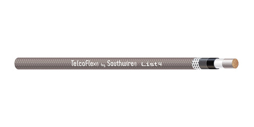 SOUTHWIRE COMPANY # 57050601 - TelcoFlex IV Central Office Power Cable, 1-0 AWG, Class 1 Flexible Strand With Braid, LSZH, 600 Volts, Gray - WAVE-AudioVideoElectric